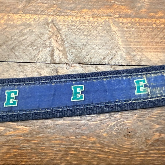 BOYS VINEYARD VINES MULTI COLOR Letter E COTTON/LEATHER BELT SIZE 26 - Picture 5 of 14